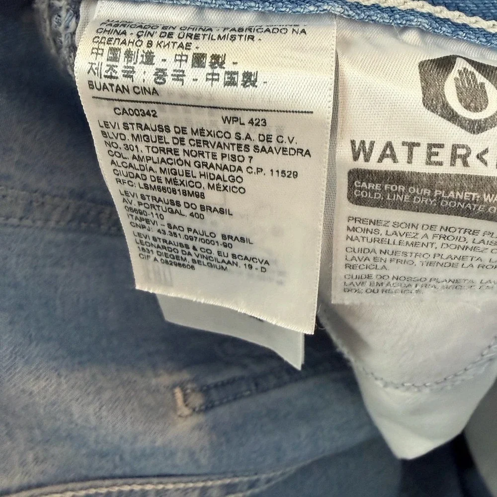 Levi's Utility‎ High Loose Cargo Jeans in Blue Size 27